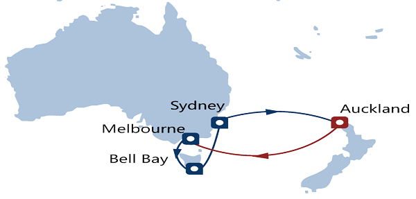 中远海运集运-澳洲-新西兰ANE支线上线